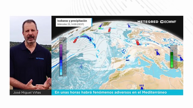 En unas horas habrá fenómenos adversos en el Mediterráneo