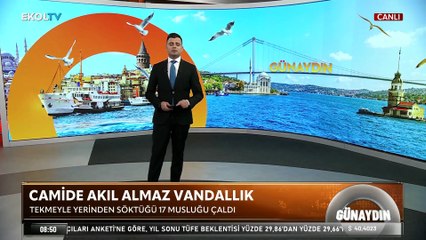 Caminin musluklarını kırıp çalmıştı! Polisten kaçamadı