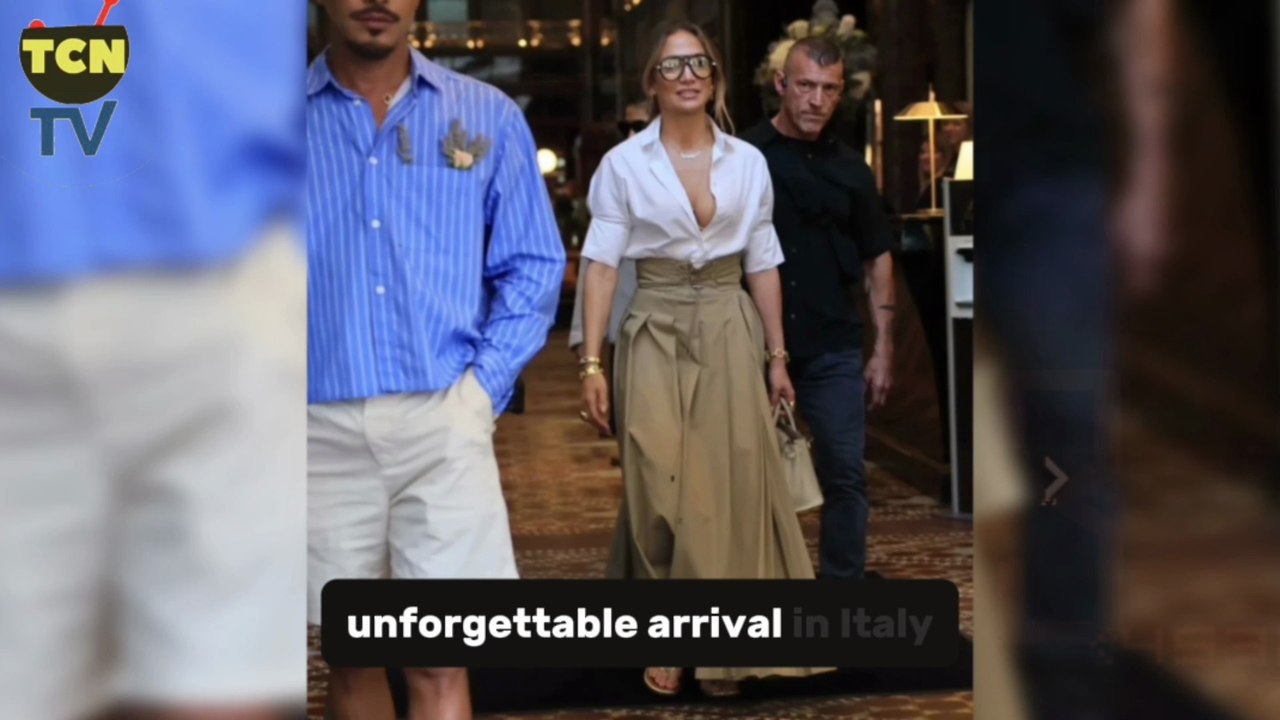 JLo’s Lavish Italy Entrance Goes Viral Her Look at 55