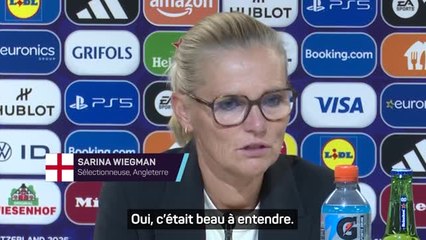 Angleterre - Sarina Wiegman salue le soutien des fans à Jess Carter