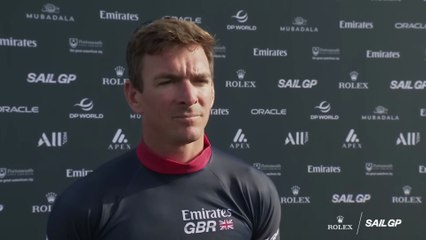 SailGP 2025 / Réactions des pilotes  Emirates Great Britain Sail Grand Prix  Jour 2