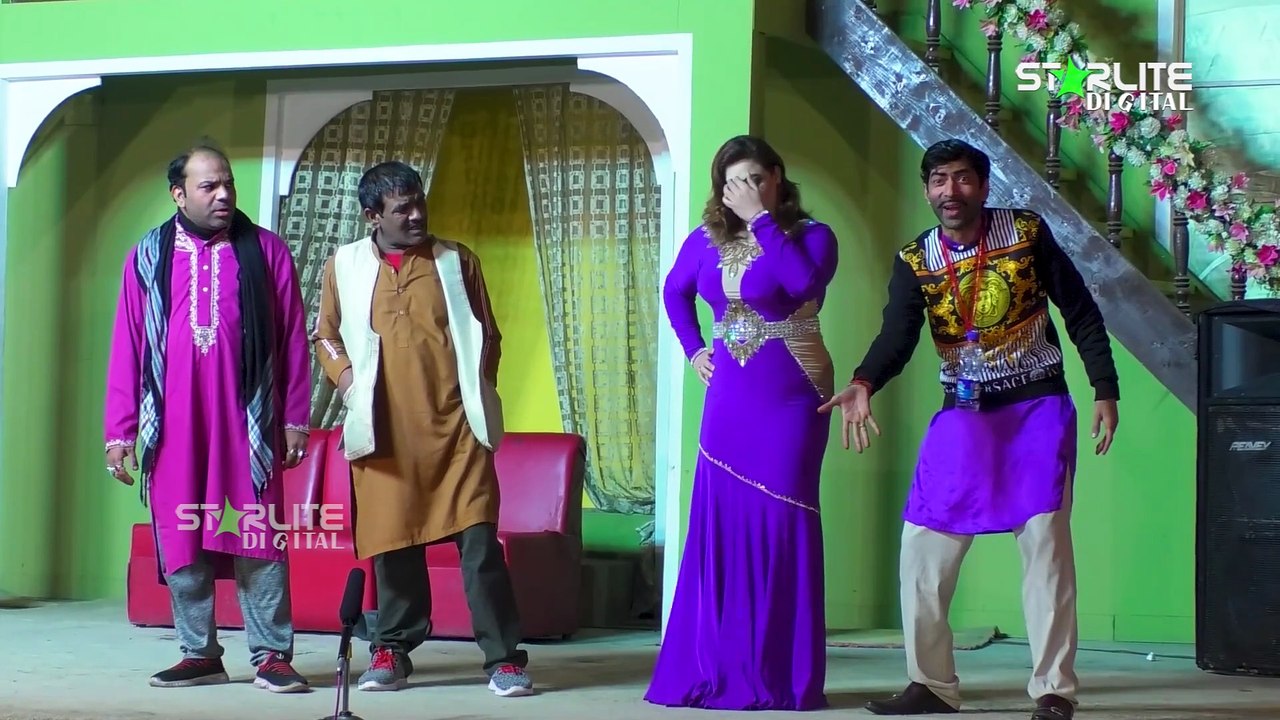 Sajan Abbas   Fouzia Choudhary and Pappu Jawad   New Stage Drama Manjhi Thuk Gayee  Comedy Clip 2025