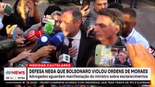 Defesa nega que Bolsonaro violou ordens de Moraes; Beraldo e D'Avila comentam