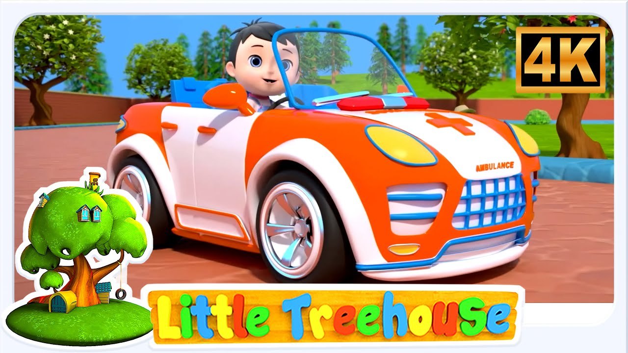 🚑 Wheels on the Ambulance | Emergency Rescue Song | Wheelson the Bus - Nursery Rhymes & Kids Songs