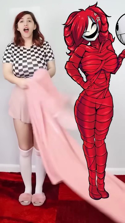 GANGLE 2D VS 3D 🎭 #COSPLAY