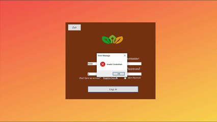 Example #2 Ordering Software using Windows Forms App (C#)