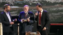 Yossi Dagan gives Mike Huckabee the Aharonic blessing at the Jerusalem Prayer Breakfast (excerpt), 2025-05-29