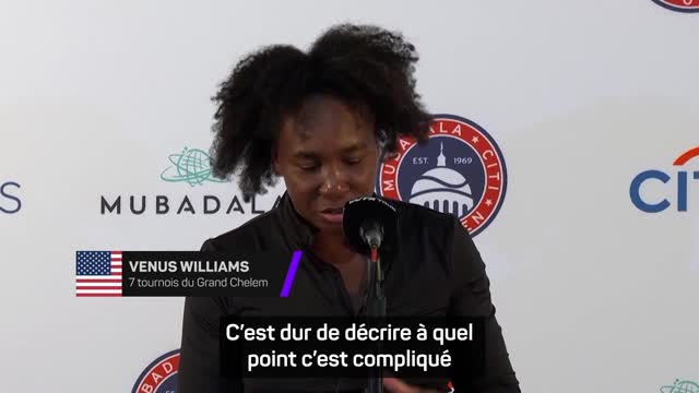 Washington - Venus Williams, émue, savoure sa victoire