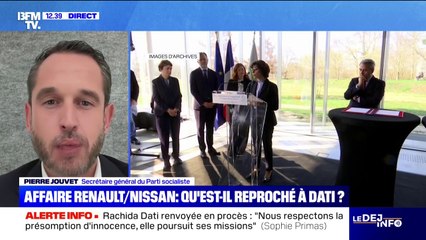 Affaire Renault-Nissan: Pierre Jouvet (PS) demande “la démission" de Rachida Dati