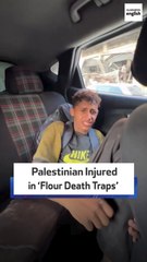 Palestinian Injured in ‘Flour Death Traps’