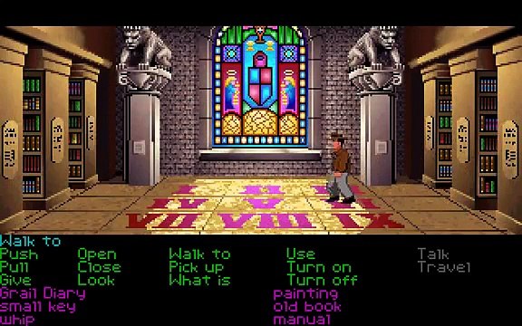 Jeux Vidéo : Indiana Jones and the Last Crusade (1989) de Lucasarts (PC en VGA) Solution du Jeu