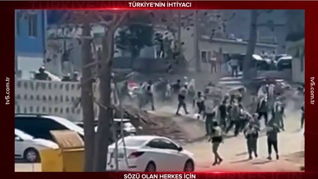 Akkuyu Nükleer Santrali inşaatında haklarını isteyen işçilere sert müdahale