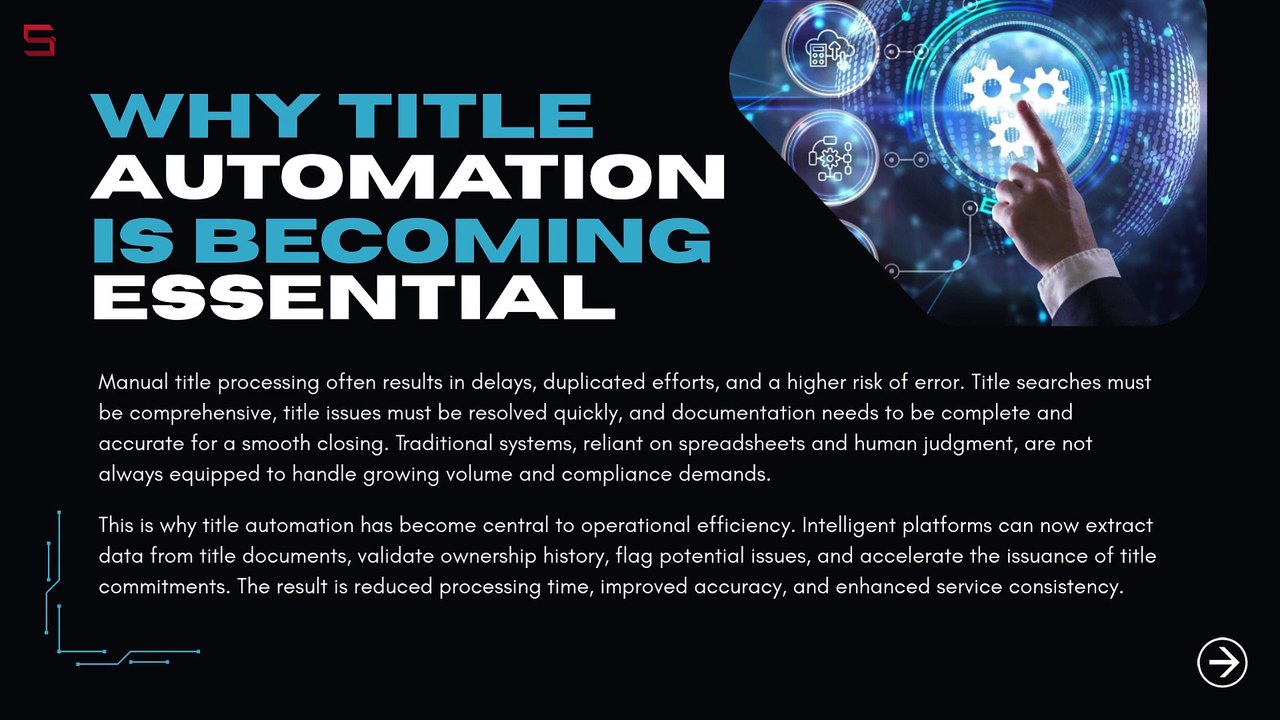 Future Of Title Automation Innovations From The Stellar Innovations Tech Stack