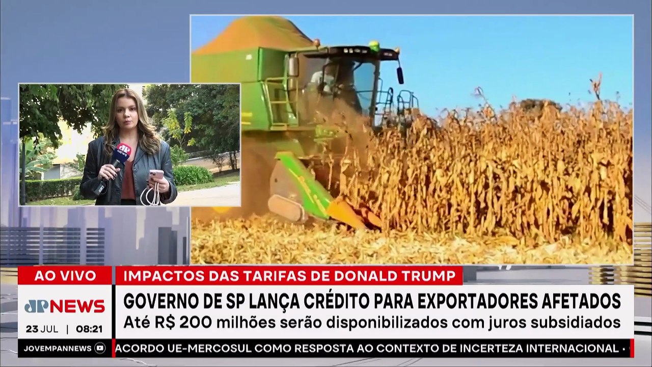 Tarcísio lança crédito para exportadores paulistas afetados pela tarifa de Trump