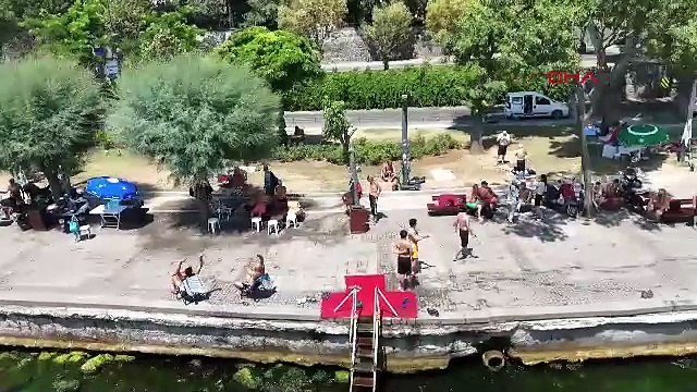İstanbul kavruluyor! Sıcaktan bunalan boğaza koştu