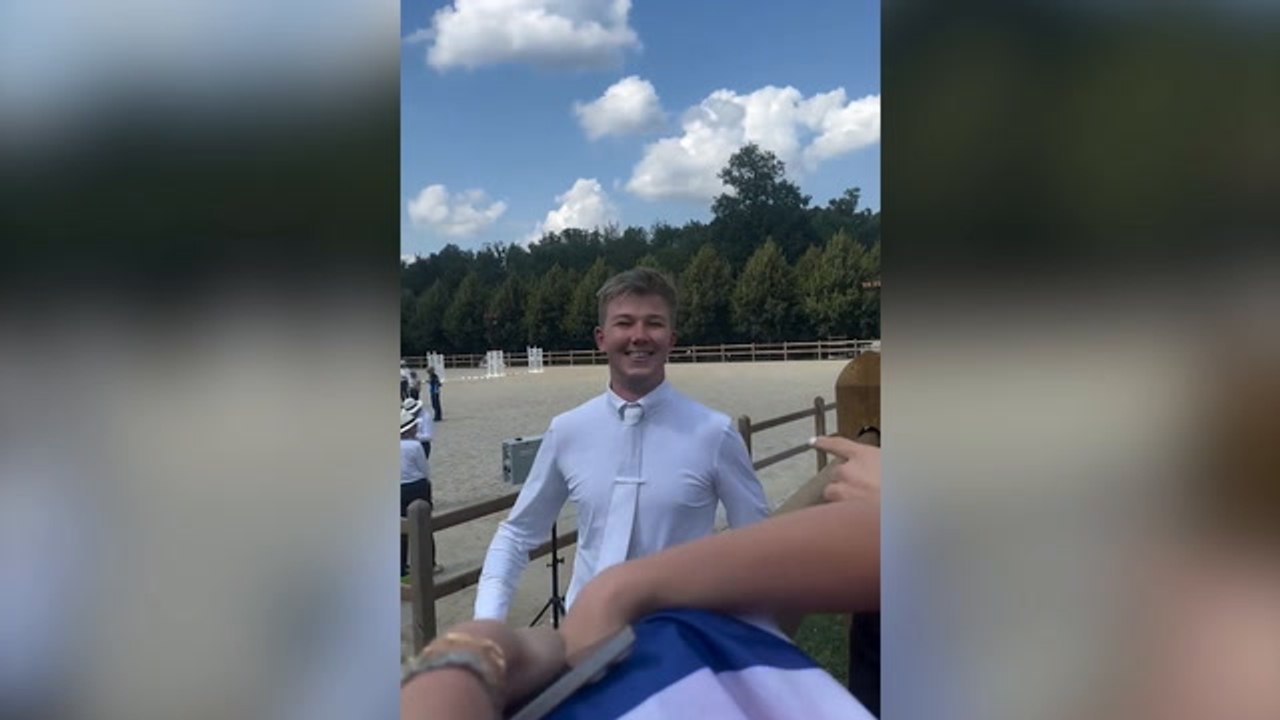 Eve Jobs supports GB Olympian boyfriend Harry Charles as he wins gold at Paris