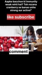 Tumhare body ke andar ek war chal raha hai… aur cranberry hai tumhara shield!"