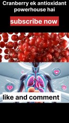 Tumhare body ke andar ek war chal raha hai… aur cranberry hai tumhara shield!"