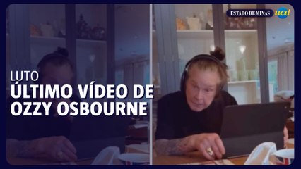 Veja último vídeo de Ozzy, divulgado por sua filha nas redes sociais
