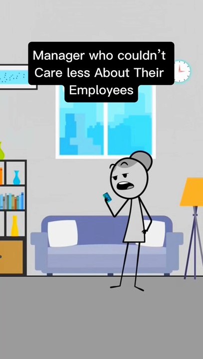 Manager who couIdn’t Care less About Their Employees #animation #shorts  #viralvideo #manager #usa #FunnyAnimation