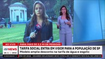Tarifa Social Paulista amplia desconto na conta de água e esgoto