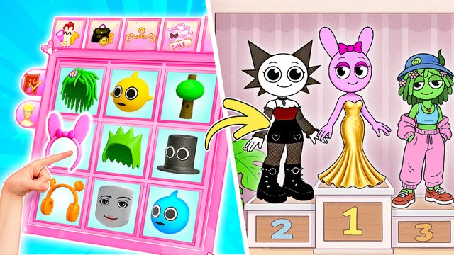 Non-stop Sprunki MAKEOVER Challenge💄💅 *GLAM beauty Hacks and FUN Gadgets*