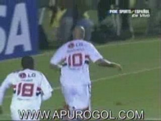 San Pablo 1 Fluminense 0 Gol de Adriano