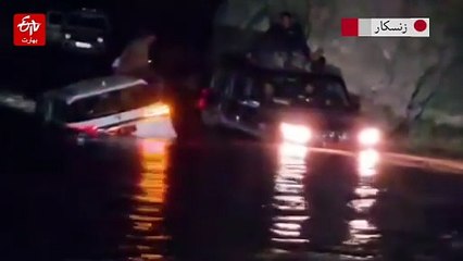 لداخ ہِل کونسل کے چیئرمین تاشی گیالسون سڑک حادثے میں بال بال بچے