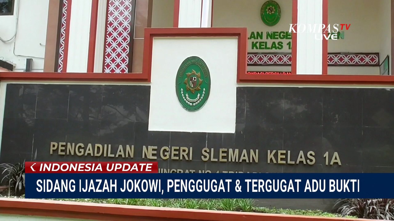 Sidang Gugatan Ijazah Jokowi di PN Sleman, UGM & Penggugat Serahkan Bukti | INDO UPDATE