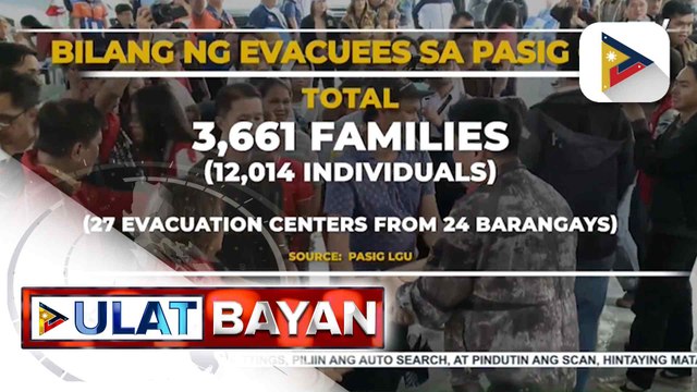 Ilang residente sa Pasig City, lumikas na dulot ng paglalim ng baha