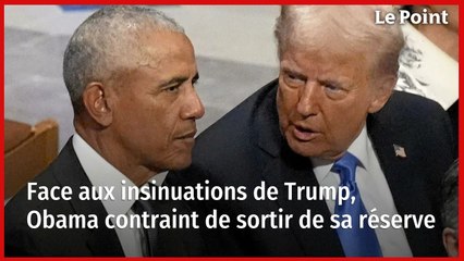Face aux insinuations de Trump, Obama contraint de sortir de sa réserve