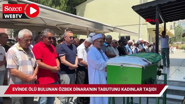 Strece sarılı cesedi bulunmuştu: Dinara'nın tabutunu kadınlar taşıdı
