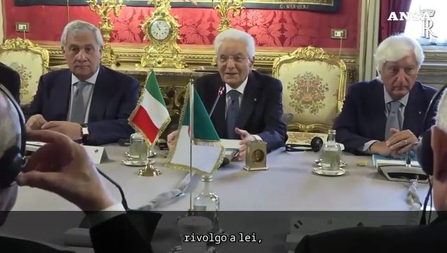 Roma, Mattarella riceve il presidente della Repubblica algerino