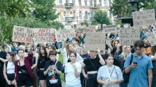 Protest gegen Änderungen bei ukrainischen Antikorruptionsbehörden