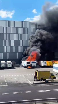 Osmannoro, incendio nel parcheggio del magazzino