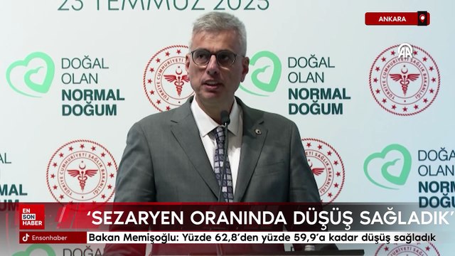 Toplam sezaryen oranlarında düşüş yaşandı