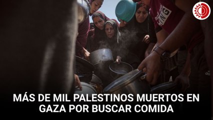 Fuerzas israelíes han matado a más de mil palestinos que buscaban alimentos en Gaza desde mayo