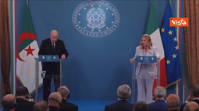 Meloni: Amicizia tra Italia e Algeria non è mai stata così speciale, rapporti molto intensi