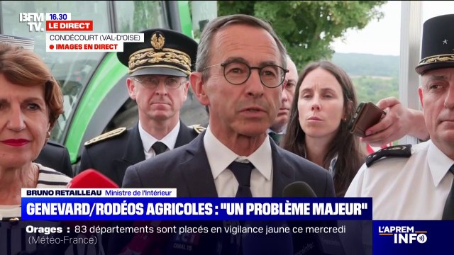 Rodéos agricoles: Bruno Retailleau promet la plus grande fermeté