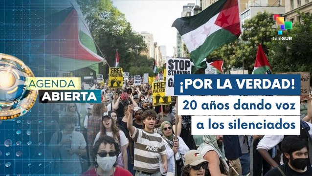 Agenda Abierta 23-07 teleSUR y sus 20 años de lucha por la verdad