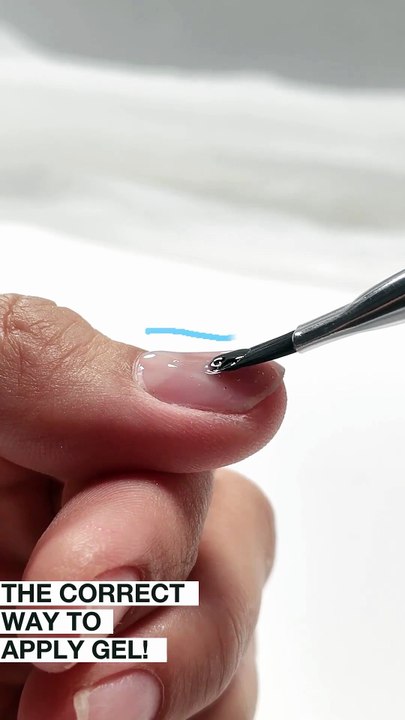 Master gel nail application! 🎨💅