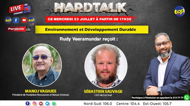 Hard Talk: Rudy Veeramundar reçoit Manoj Vaghjee et Sébastien Sauvage
