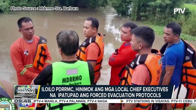 Iloilo PDRRMC, hinimok ang mga local chief executives na ipatupad ang forced evacuation protocols
