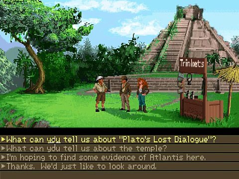 Jeux Vidéo : Indiana Jones et le mystère de l'atlantide (1992) de Lucasarts (PC en VGA) Partie 1 Solution du Jeu