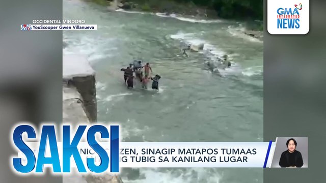 2 senior citizen, sinagip matapos tumaas ang antas ng tubig sa kanilang lugar | Saksi