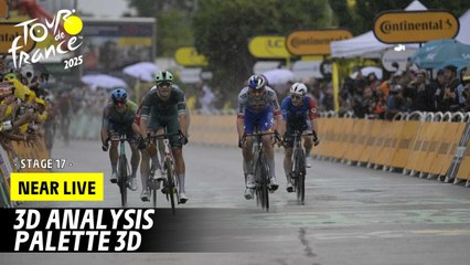 Palette Graphique / 3D Analysis - Stage 17 - Tour de France 2025