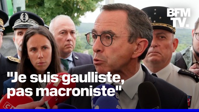 Tensions au gouvernement: Je suis gaulliste, pas macroniste , a lancé Bruno Retailleau