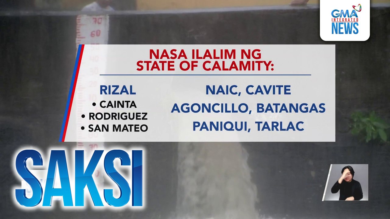 Saksi: (Part 1) State of calamity; Pahirapang pagsagip sa bata sa gitna ng rumaragasang baha; Mahigit 41,000 pamilya, apektado ng pagbaha sa Calumpit