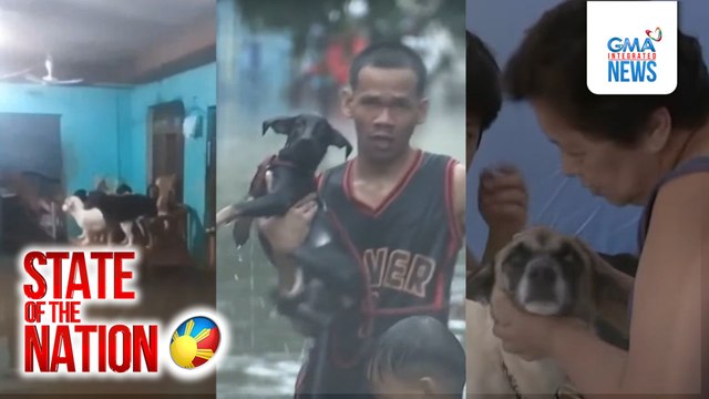 Furbabies, hindi iniwan ng kanilang amo sa paglikas mula sa baha | SONA