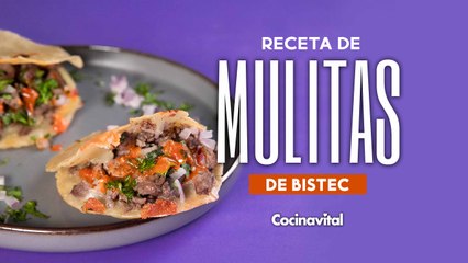 Receta de mulitas de bistec ¡En 20 minutos!